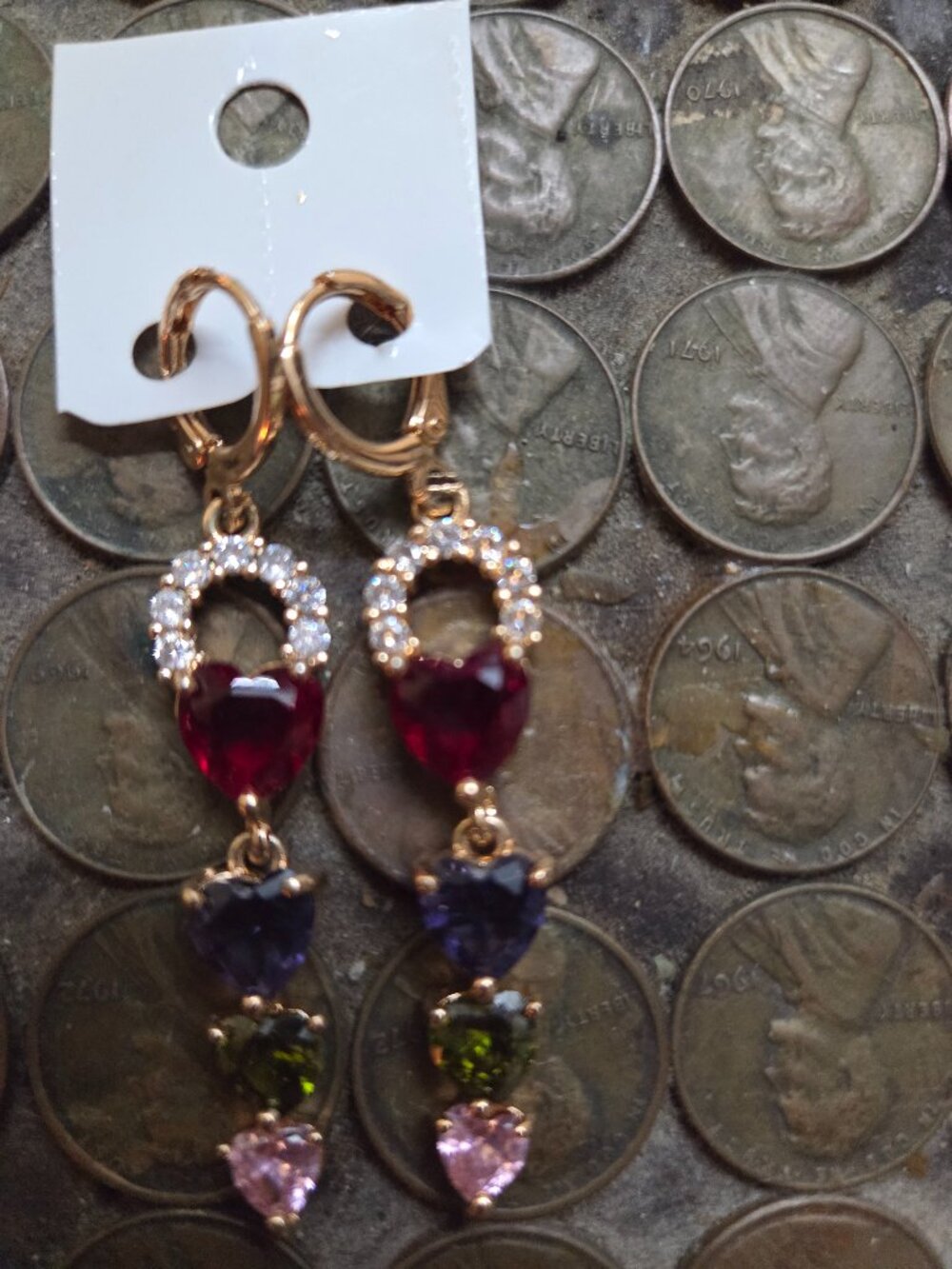 Colorful earrings